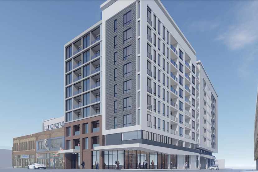 Centurion American Development Group wants to build a nine-story apartment and retail...