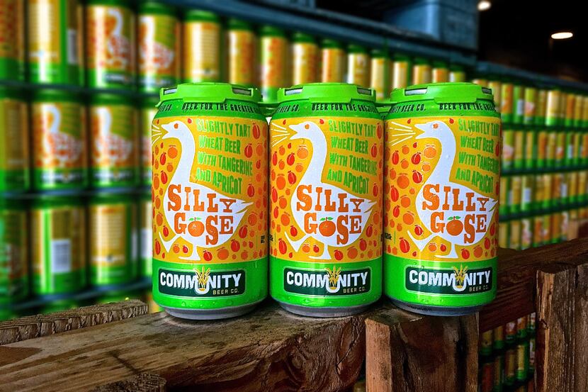 Silly Gose is a seasonal summer beer from Community Beer Co. in Dallas, available on draft...