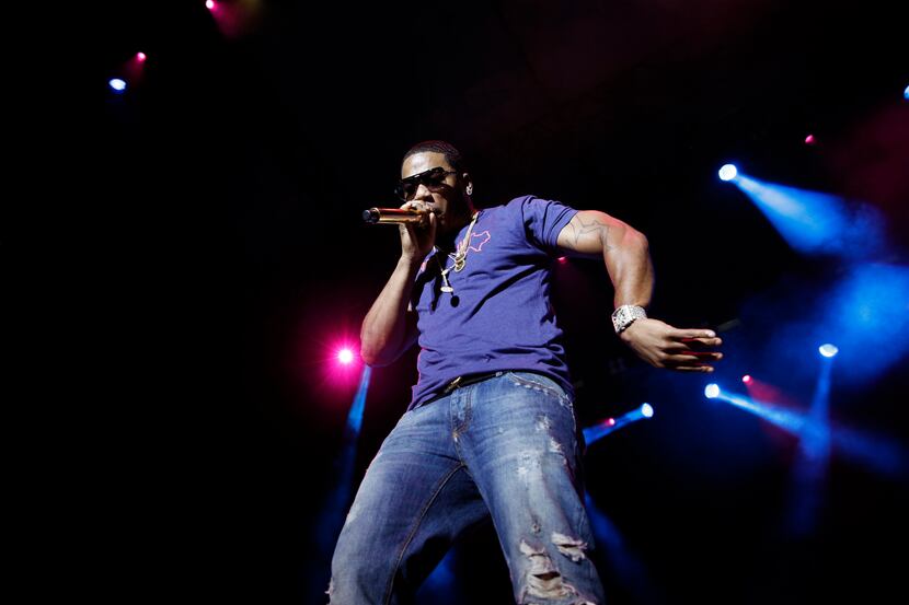 Nelly performs on the Chevy Main Stage during the State Fair of Texas in Fair Park  in...
