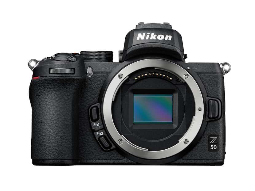 Nikon Z 50 body, showing the sensor and Z-mount.