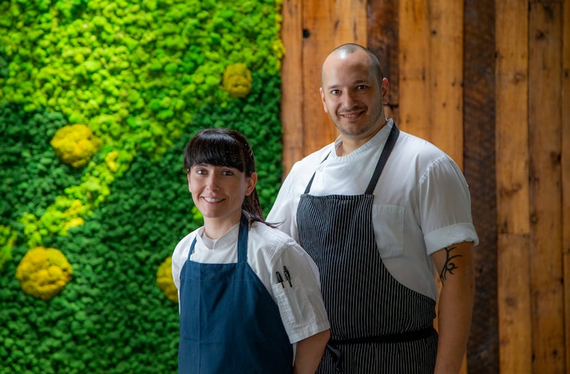 Chefs and owners Amy and Casey La Rue at Carte Blanche 