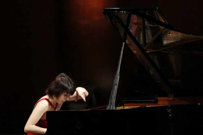  Claire Huangci performs during the preliminary round of the fourteenth Van Cliburn...