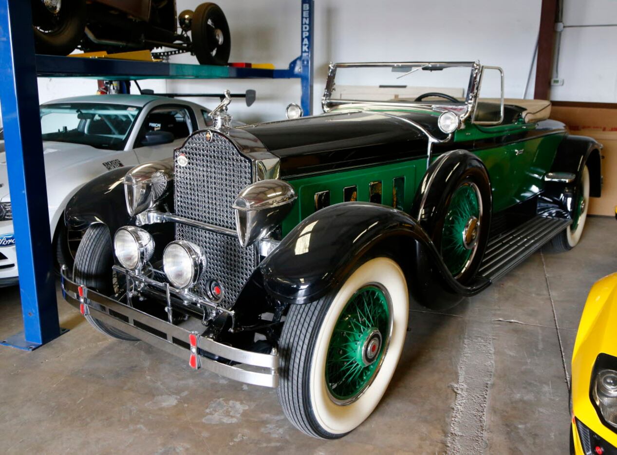 A 1929 Packard at the Gas Monkey Garage in Dallas.