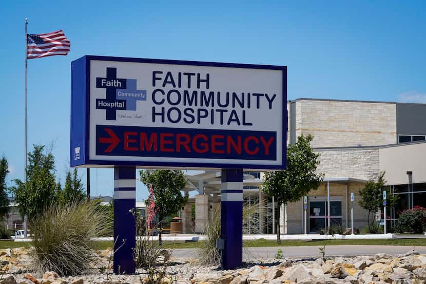 Faith Community Hospital in Jacksboro is the only hospital within about 50 miles.