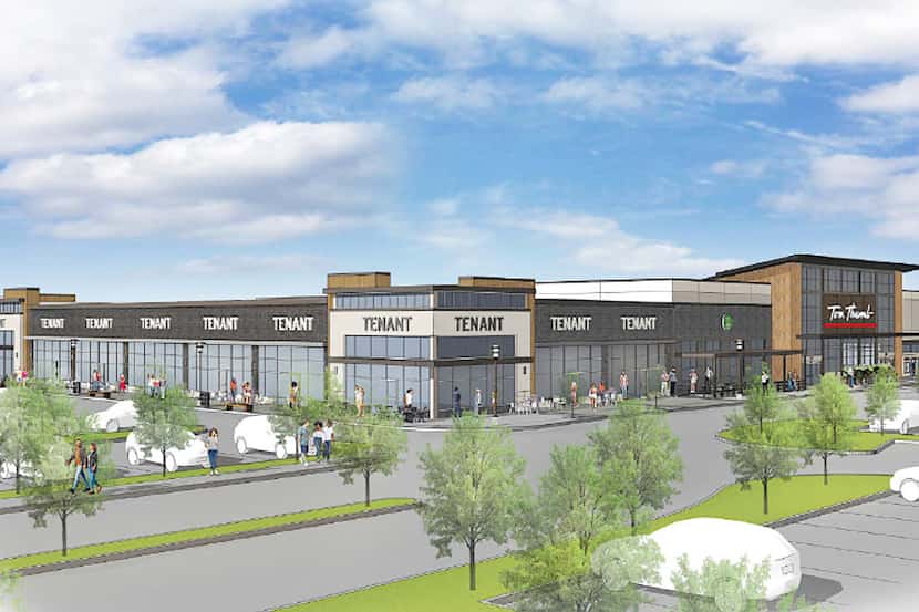 Tom Thumb will be the grocery anchor in a planned Lexington Village shopping center on Coit...
