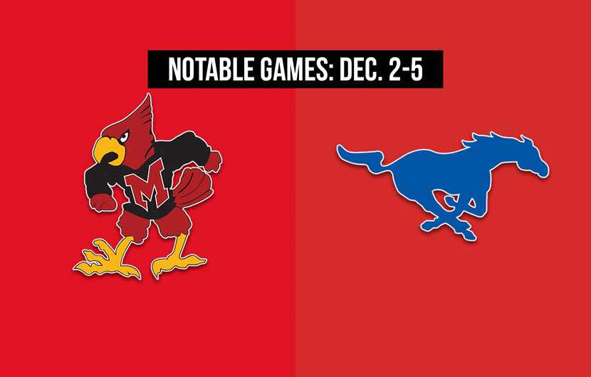 Notable games for the week of Dec. 2-5 of the 2020 season: Irving MacArthur vs. Richardson...