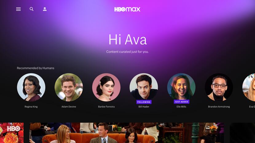HBO Max will also feature "Recommended by Humans" playlists in which some of its celebrity...