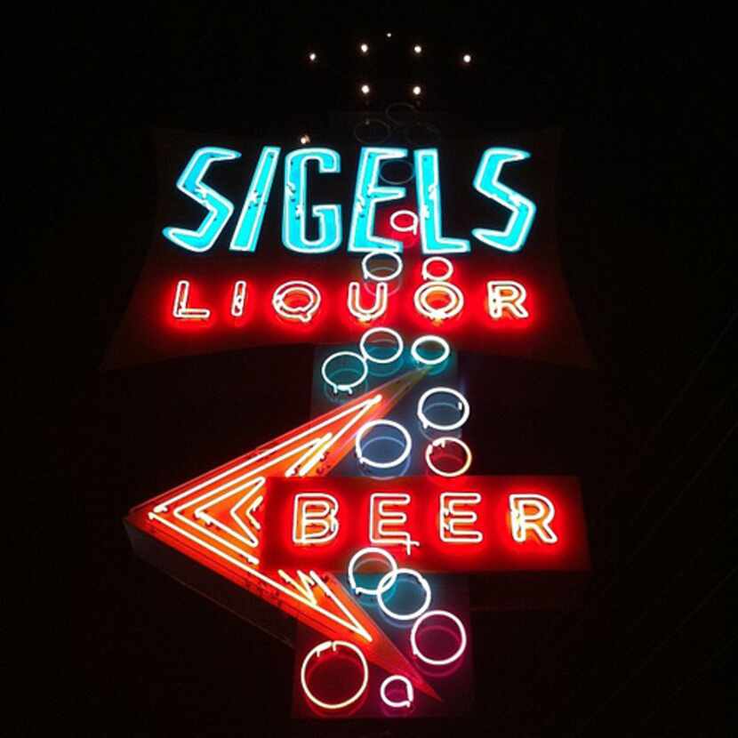 From Sigel's website, the iconic sign that returns to Dallas next week