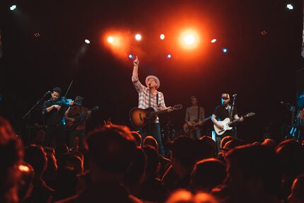 Tim Love's friend, country star Pat Green, performed at Tannhill's Tavern in Fort Worth in...