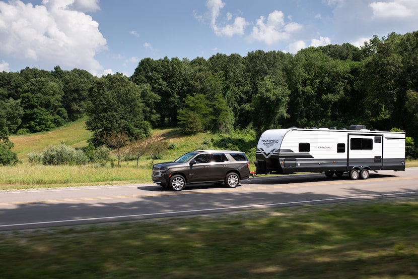 The four-wheel-drive 2021 Chevrolet Tahoe High Country is rated at 14 mpg in the city, 19 on...