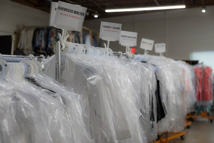 Finley Shirts clothing ready to go out from the company's design studio.