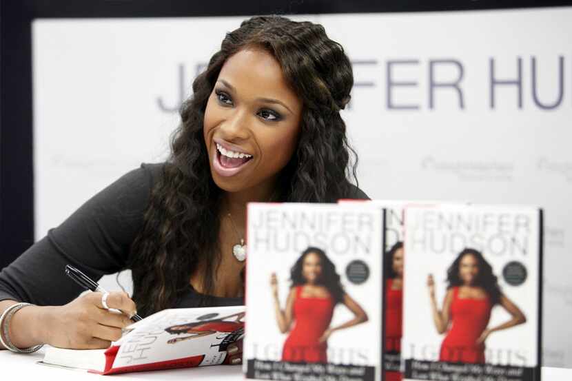 Grammy Award-winning artist Jennifer Hudson poses with her book I Got This: How I Changed My...