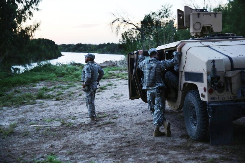 
National Guard troops were sent to the border by Rick Perry. Current Gov. Greg Abbott is...