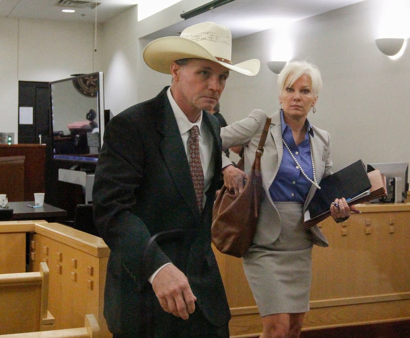 Kenneth "Kenny" Martin, leaves the Tim Curry Criminal Justice Center in Fort Worth, Monday,...