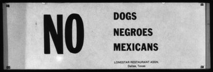 Segregation was rampant in Dallas during the early years of the Dallas Cowboys.