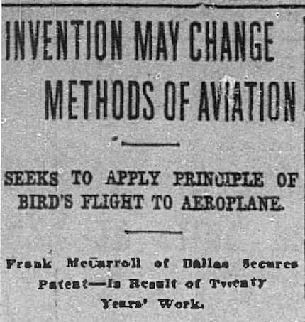 Clipping from the Dallas News from Sept. 8, 1915.