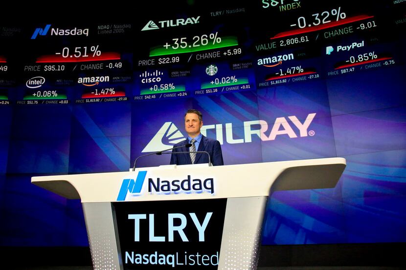 Brendan Kennedy, CEO and founder of British Columbia-based Tilray Inc., a major Canadian...