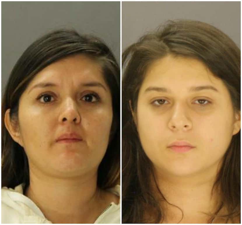 Brenda Delgado (left) and Crystal Cortes also face capital murder charges in the case....