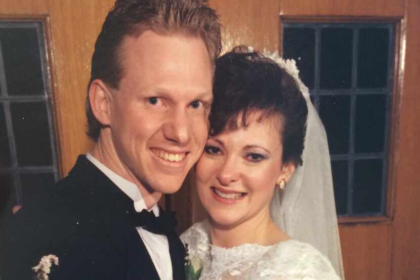 
Dave and Patti Stevens’ wedding photo. The couple was married for 25 years.
