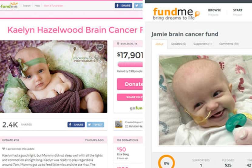  Criminals duplicated information from a GoFundMe.com page for 8-month-old cancer patient...