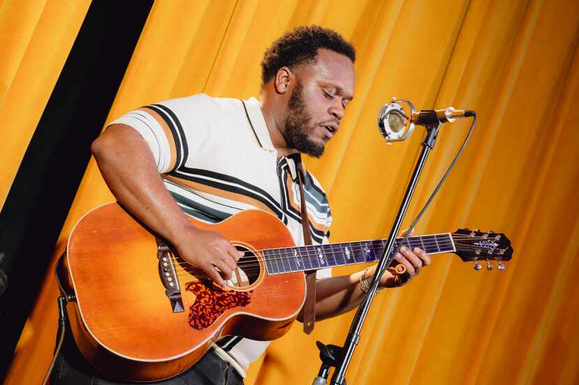 Grammy-nominated musician and songwriter Jontavious Willis performs at the festival. 