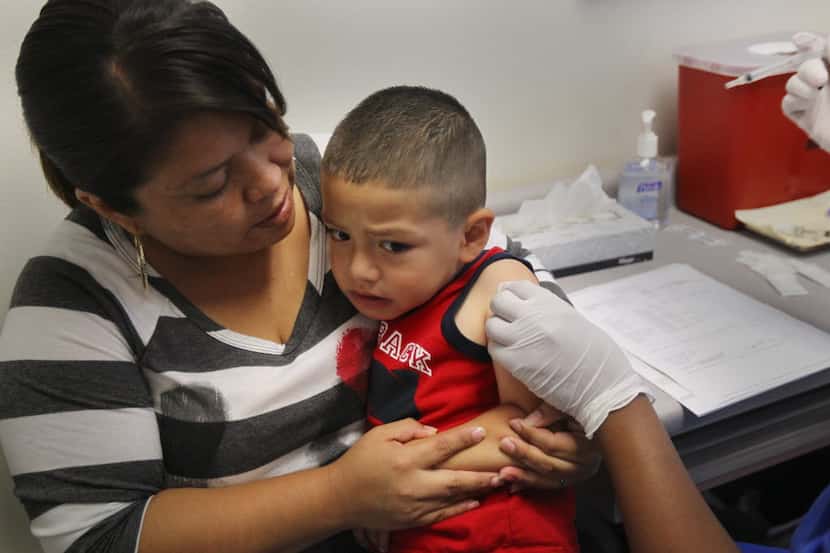 For Jonathan Gotinez, 4, the anticipation was brutal as he  was poised to receive one of...