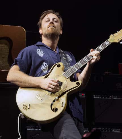 Dan Auerbach of the Black Keys performs in concert during the group's "Let's Rock Tour," at...