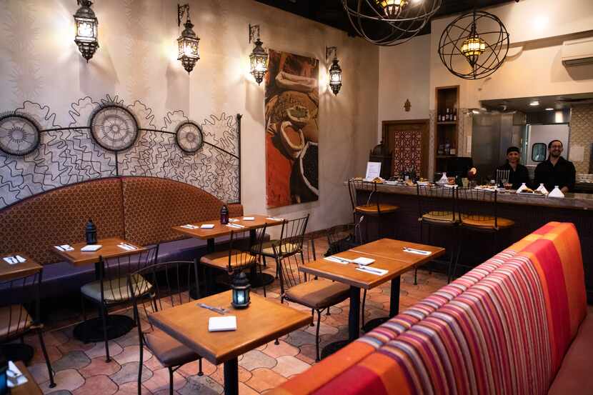 Medina Oven & Bar, a Moroccan-Mediterranean cuisine restaurant located in Victory Park in...