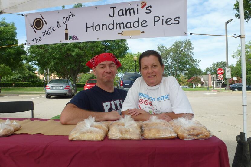 Jami Bishop Fleming and sous chef Joe Ross bake the pies   from handheld to full-size   at...