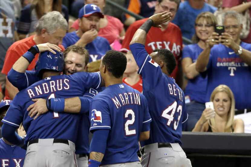 For the first time in history, the Rangers have won eight straight game in a single road...