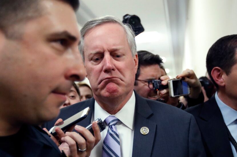 Rep. Mark Meadows, R-N.C., is chairman of the House Freedom Caucus. (Alex Brandon/The...