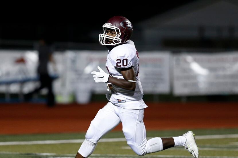 Ennis running back Tycen Thompson, pictured here in 2015, helped Ennis beat South Oak Cliff...