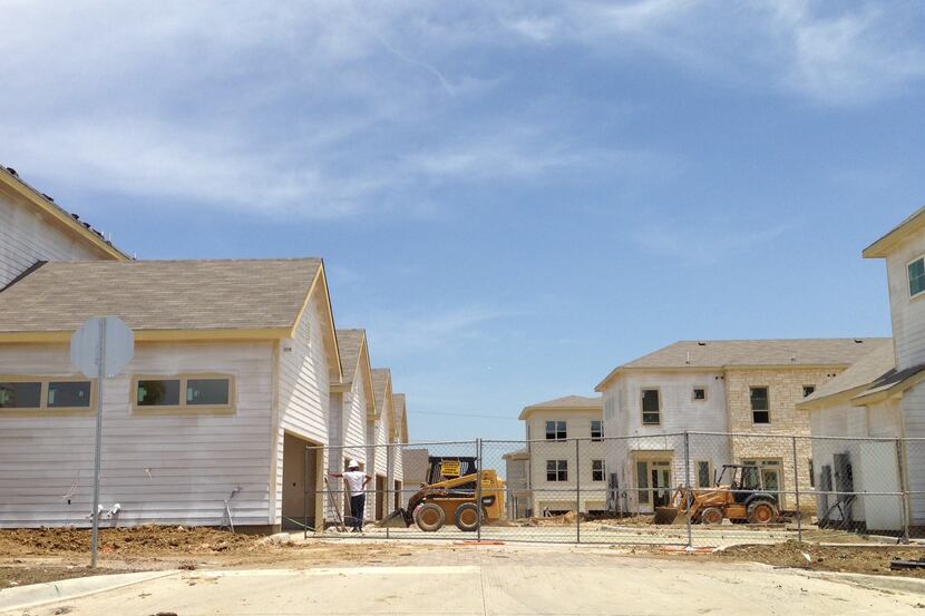 More than 24,500 apartments are under construction in North Texas, including these units at...