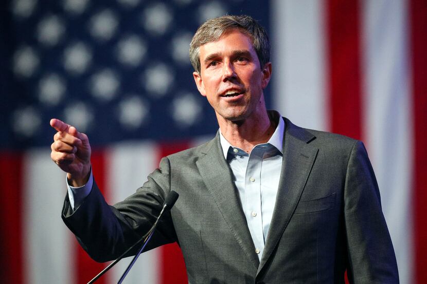 FILE - In this June 22, 2018, file photo, Beto O'Rourke speaks during the general session at...