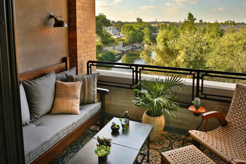 Many of the Hotel Emma’s  suites feature terraces with views of the San Antonio River and...