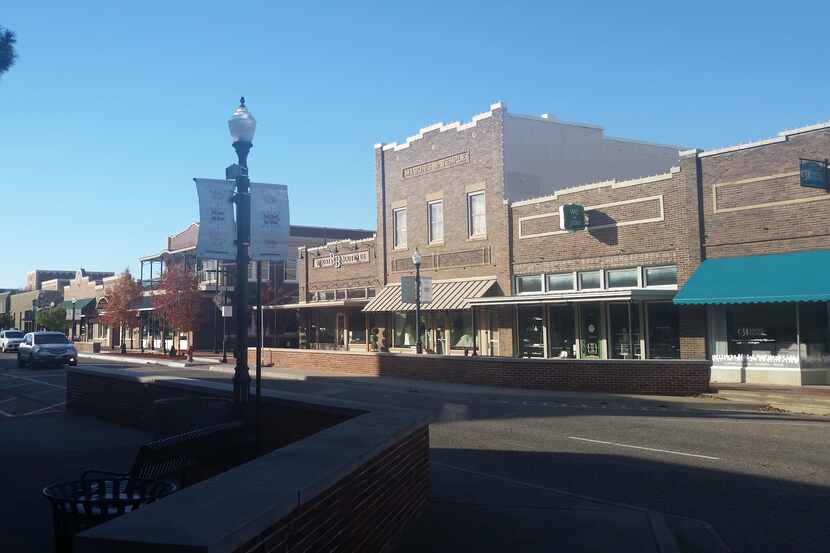 Lewisville's historic Old Town district has buildings dating to the early 20th century.