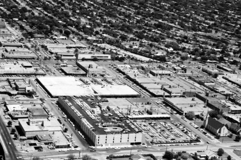 A 1965 aerial photo of Preston Center, when it was hailed as a haven for parking and easy...