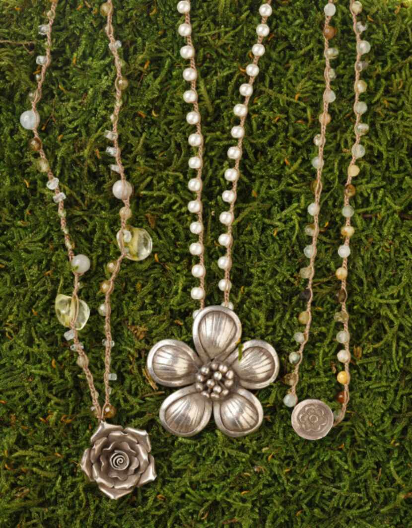 Handmade jewelry by the Eclectic Garden, available exclusively at Patina Green Home &...