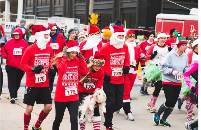 Dust off  your Santa hat for the Sand-Ridge Santa Run in Oklahoma City.