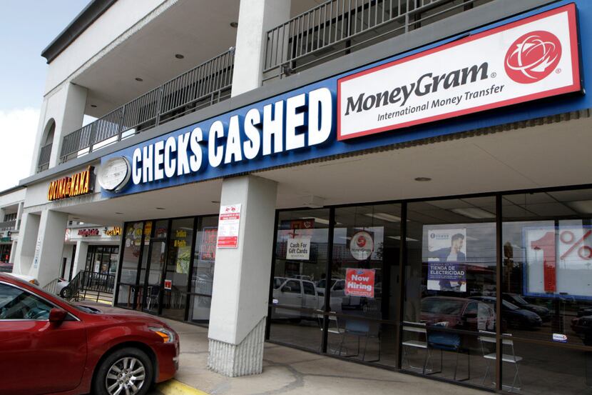 MoneyGram located inside of Cliffs Check Cashing location # 11 at 2525 Inwood Rd. in Dallas....