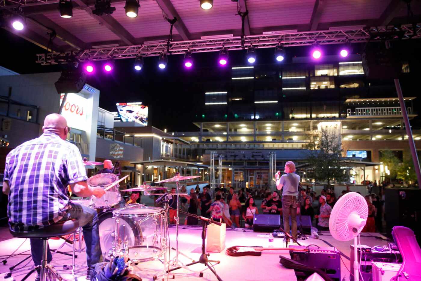 Missing 3 performs on the Texas Lottery Plaza stage at the Toyota Music Factory in Irving,...