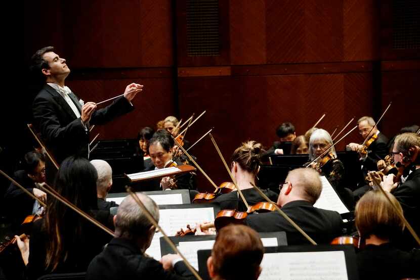 Guest conductor Ward Stare led the Fort Worth Symphony Orchestra at Bass Performance Hall in...