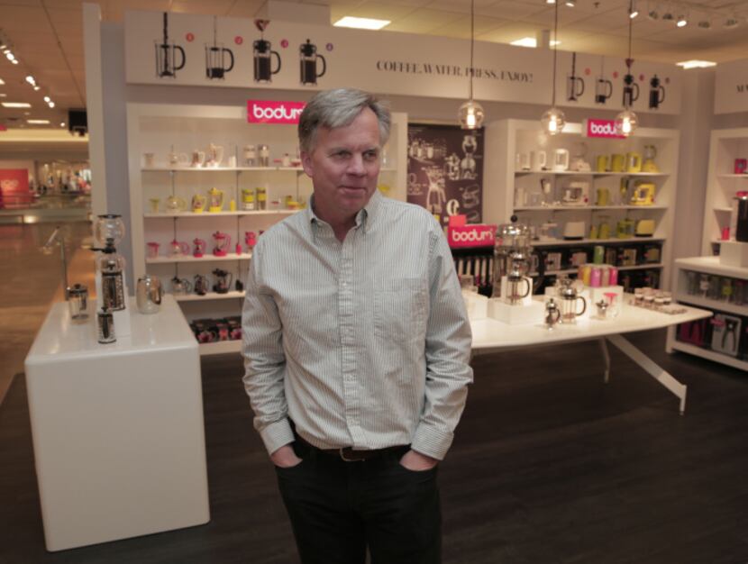 Ron Johnson, then J.C. Penney CEO, showed off one of the retailer's new branded shops,...