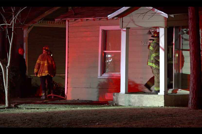A man was found dead Thursday night after a house fire in the 5300 block of Belmont Avenue.