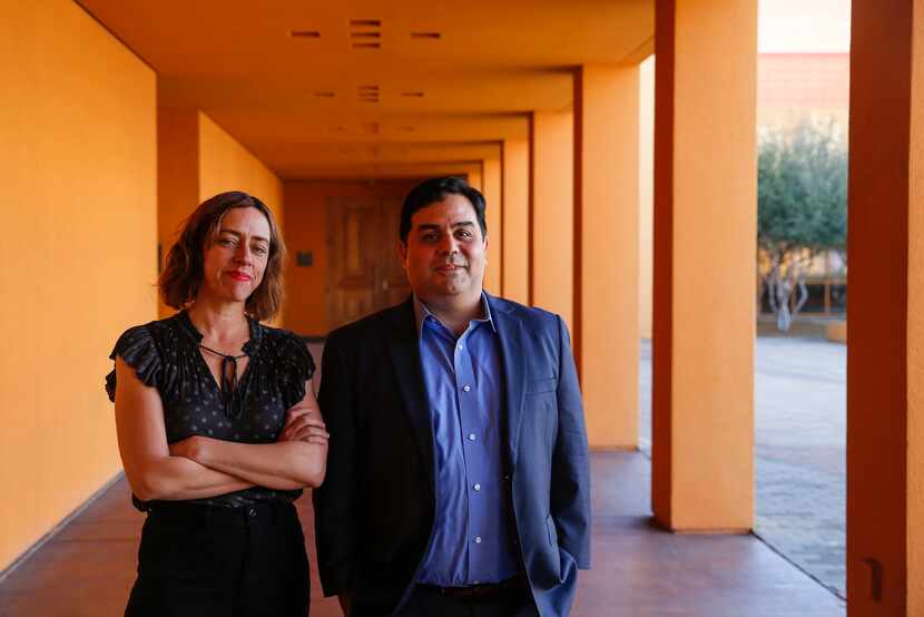 Sara Cardona (left) and David Lozano are the executive artistic directors of Teatro Dallas...