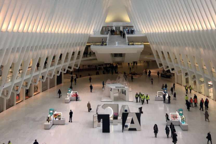 This Jan. 24, 2017 photo shows the interior of the Oculus in New York, where a 29-year-old...
