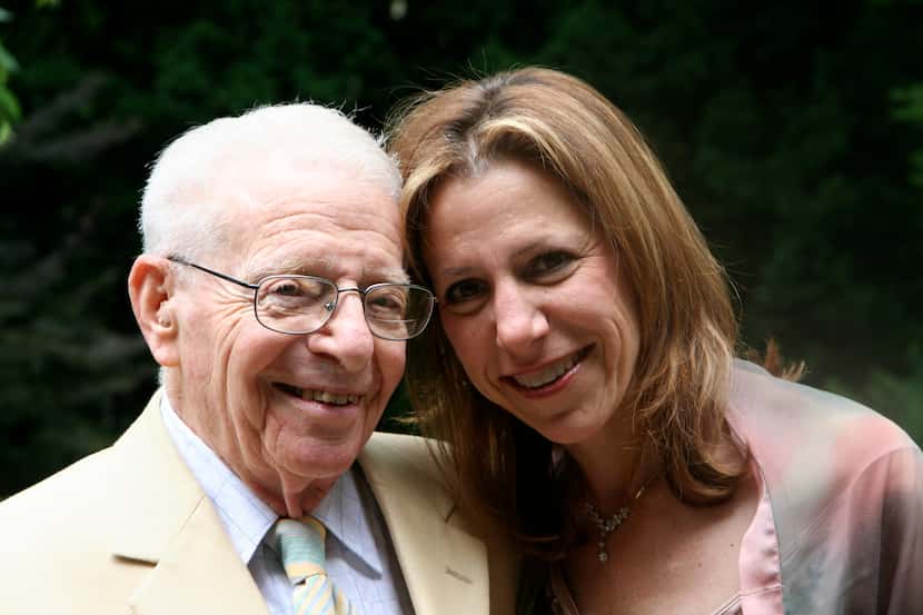 Karen Baum Gordon poses with her father, Rudy Baum, the subject of her memoir, "The Last...