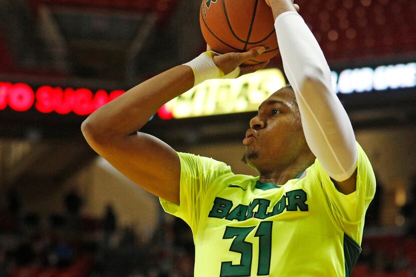 Baylor's Terry Maston (31) shoots the ball during the first half of an NCAA college...