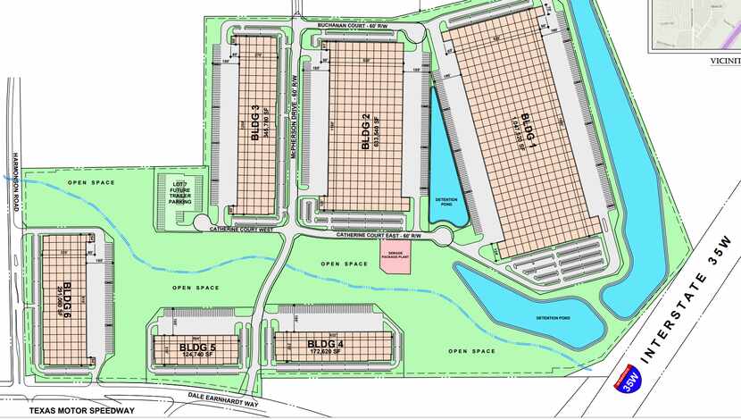 The Northlake 35 Logistics Park will have six buildings.