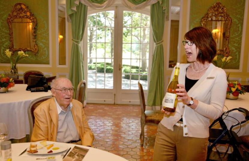 
Wood enjoys a spirited wine discussion during his Sonoma trip. “The wineries bring back...